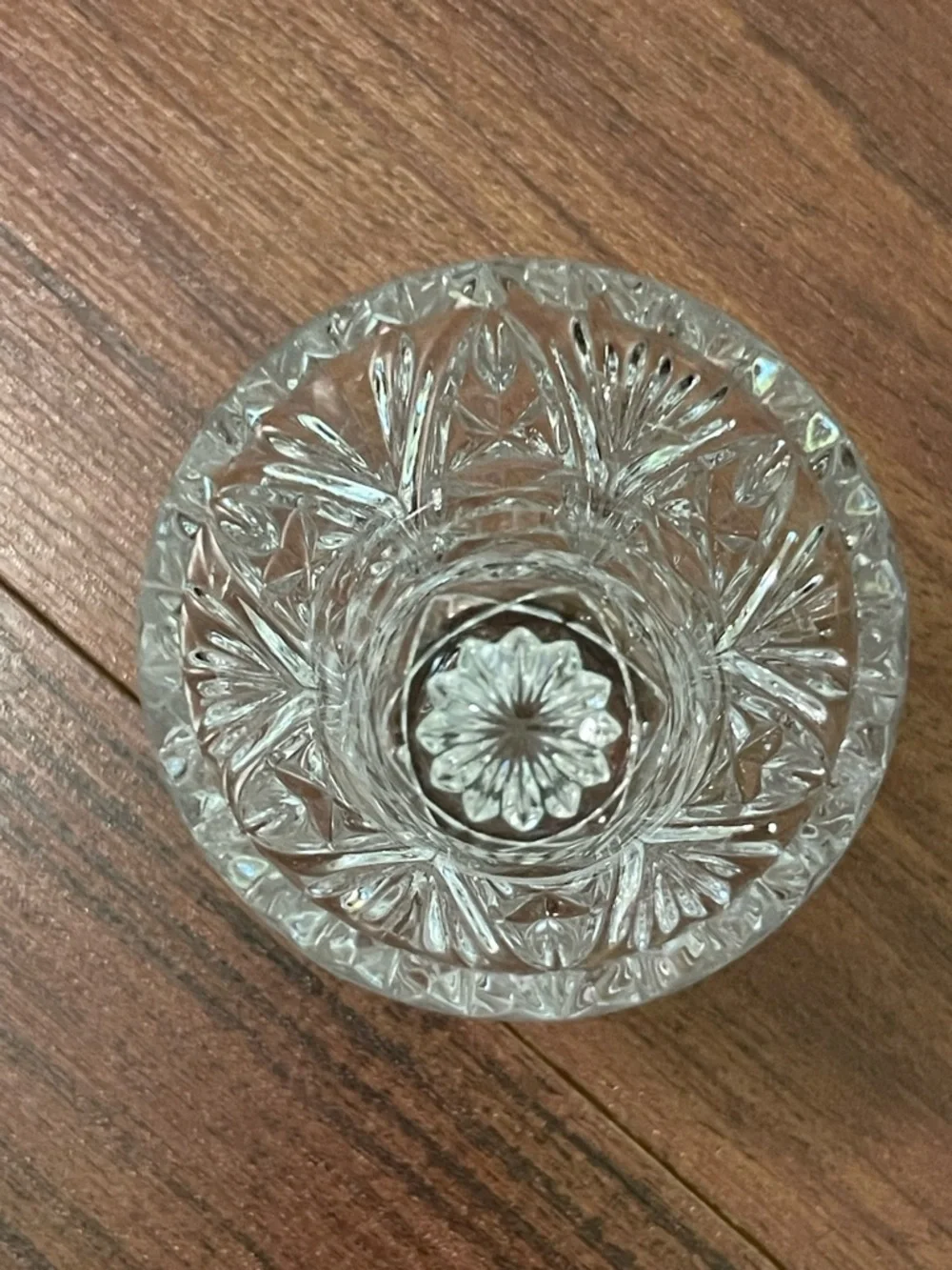 vintage Crystal Zajecar 24% lead crystal bud vase